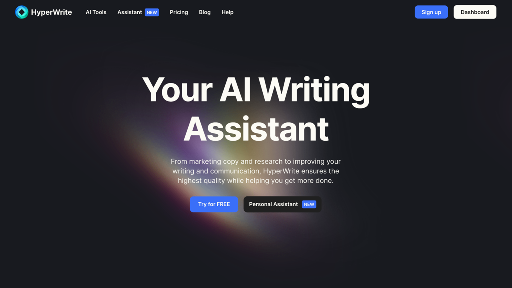 Hyperwrite ai