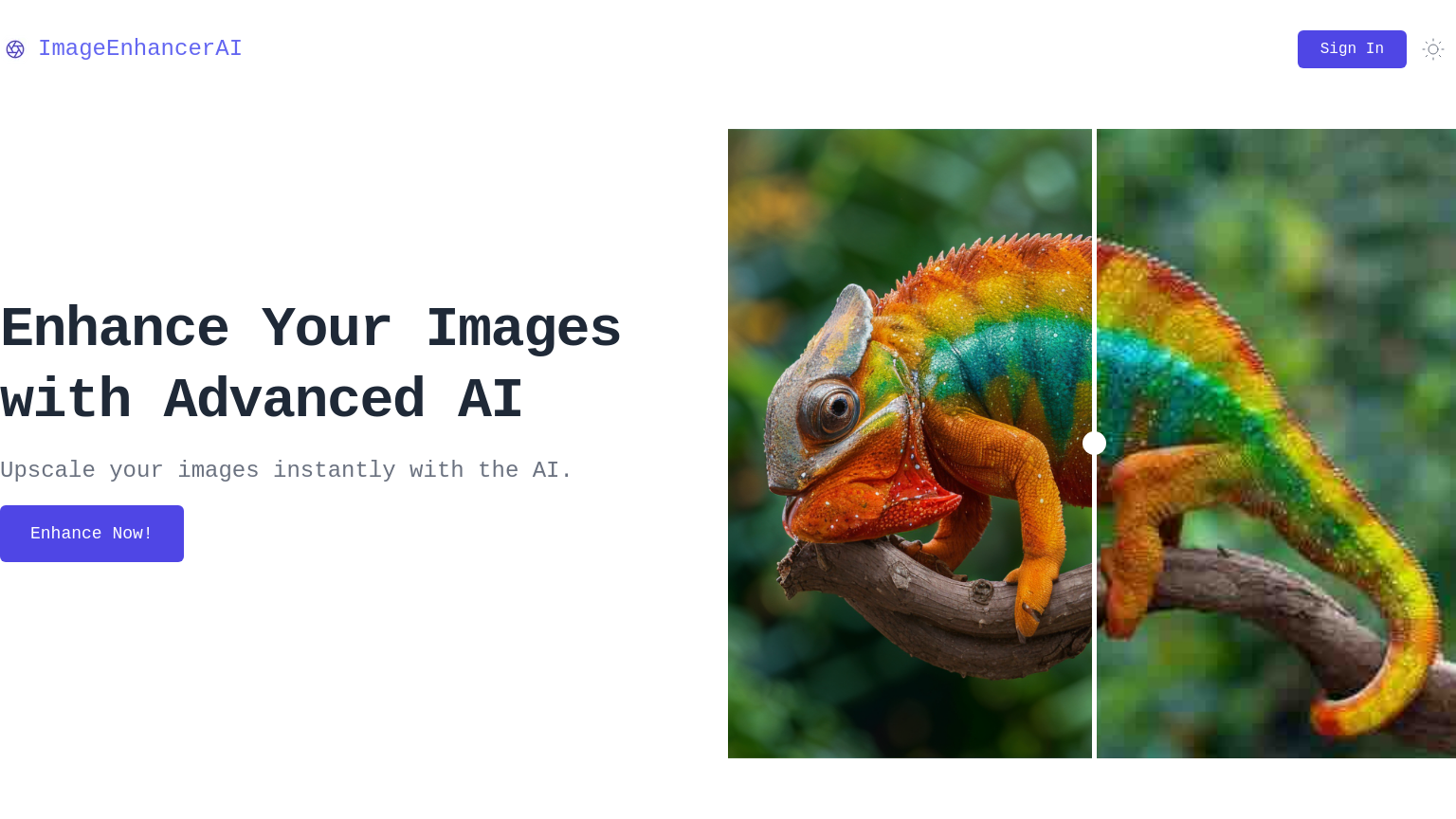 Image enhancer ai