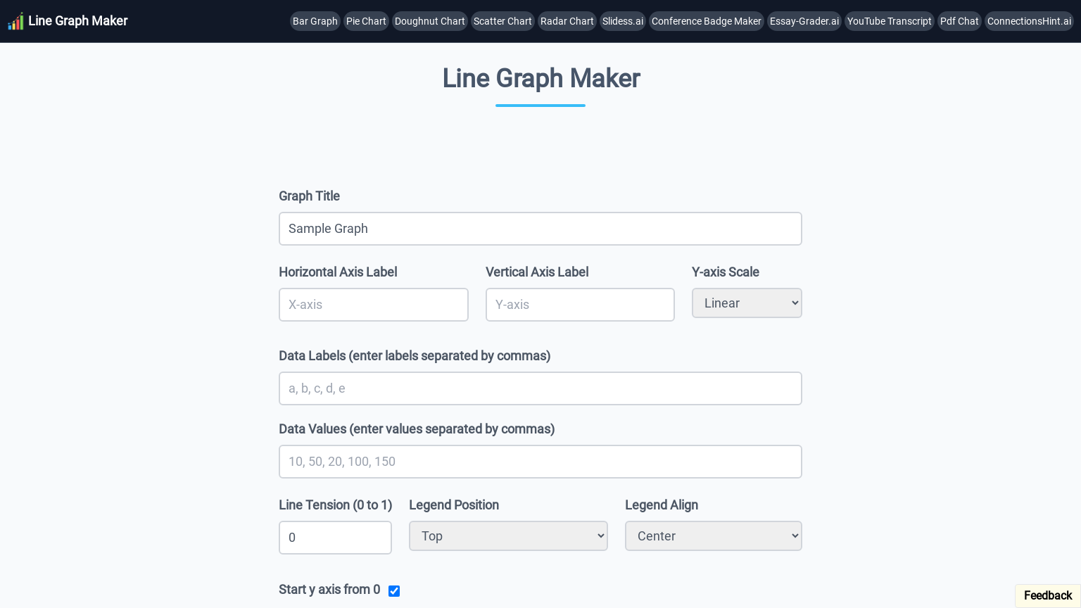 Line Graph maker