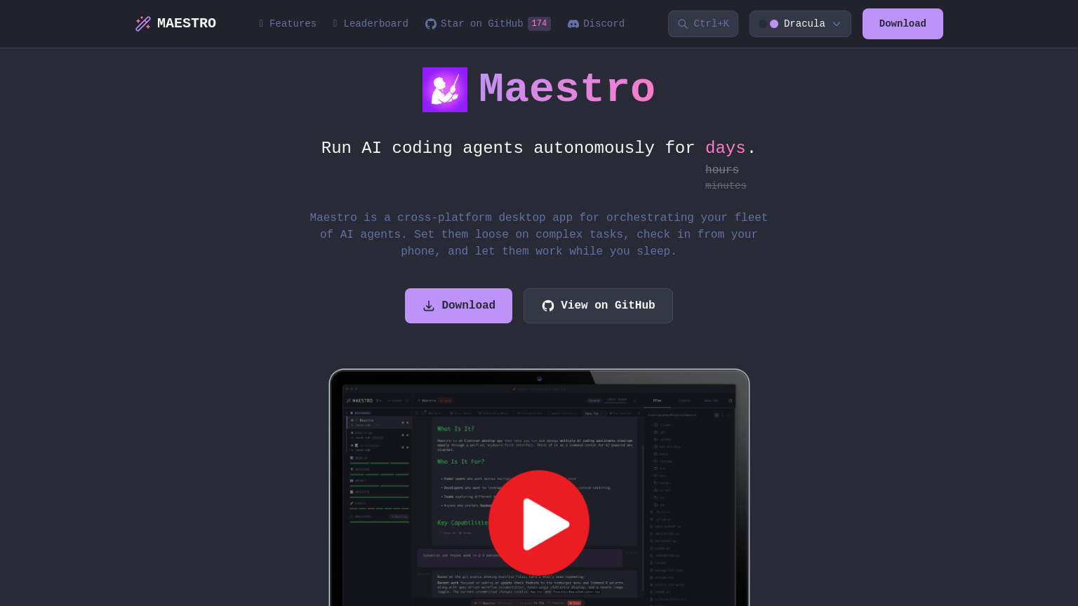 Maestro AI - AI Agents Tool