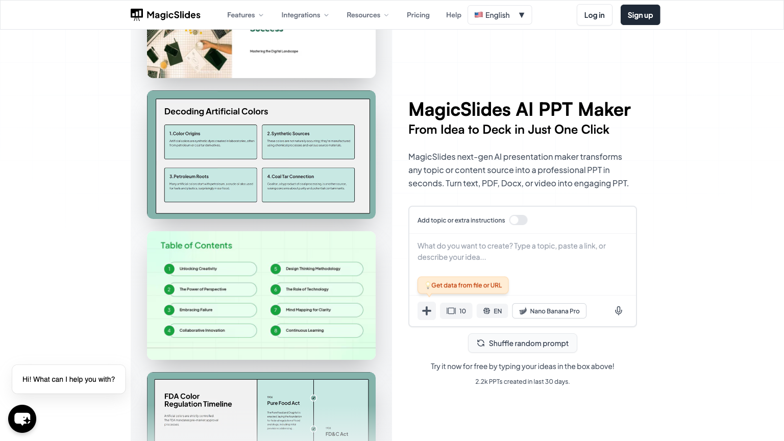 MagicSlides App - AI Productivity Tool