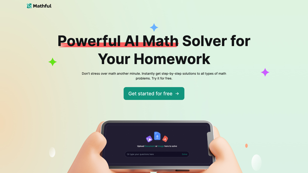 Mathful - AI Homework Assistant Tool