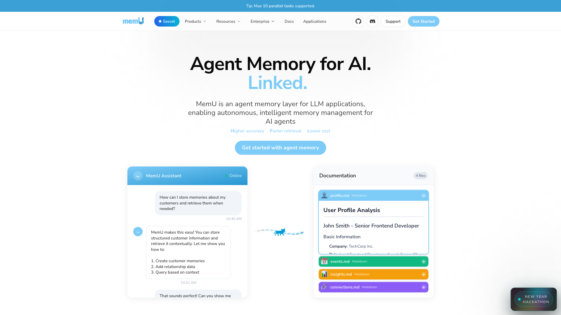 memU - AI Memory Tool