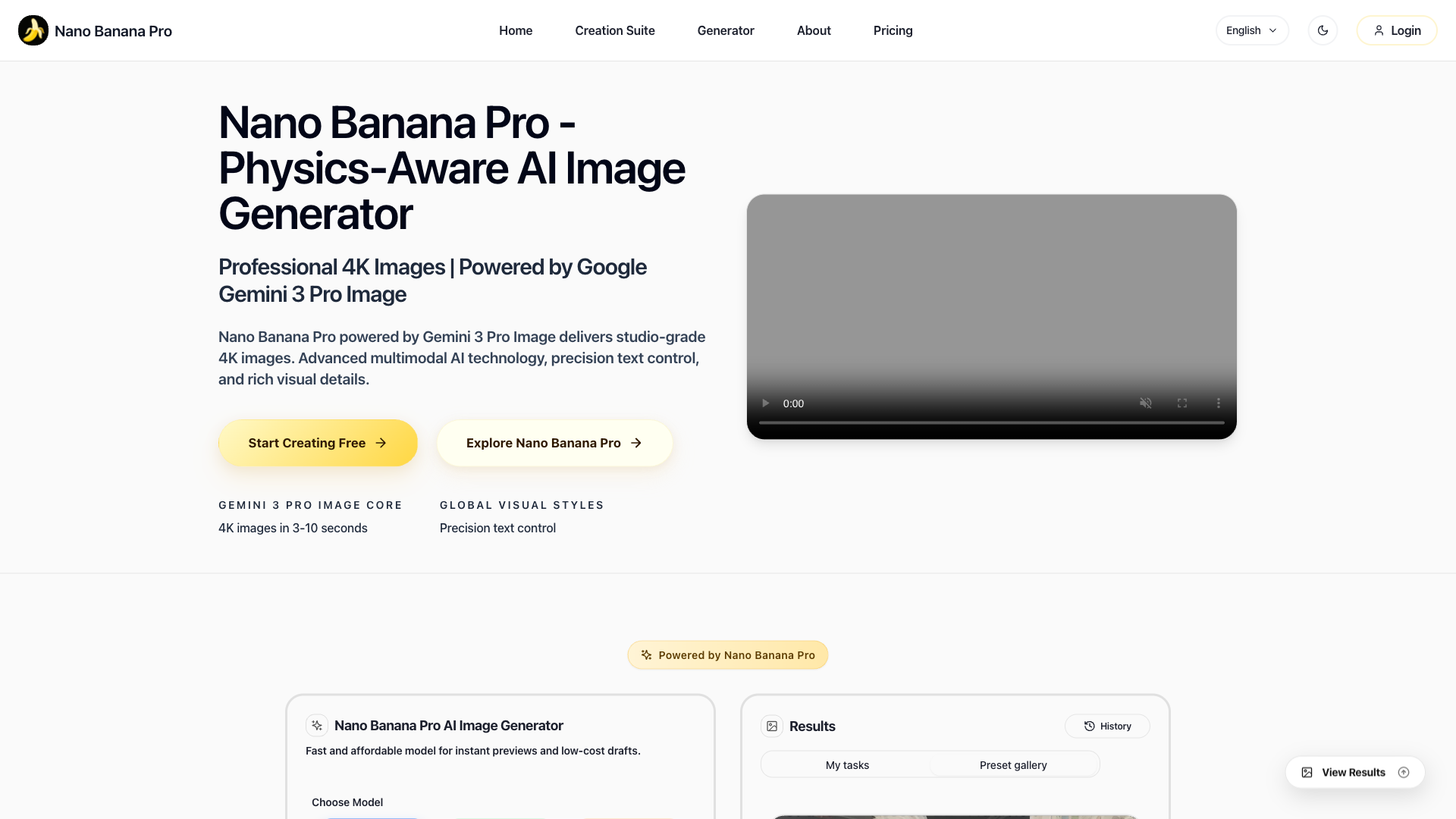 Nano Banana Pro Studio - AI Image Editing Tool