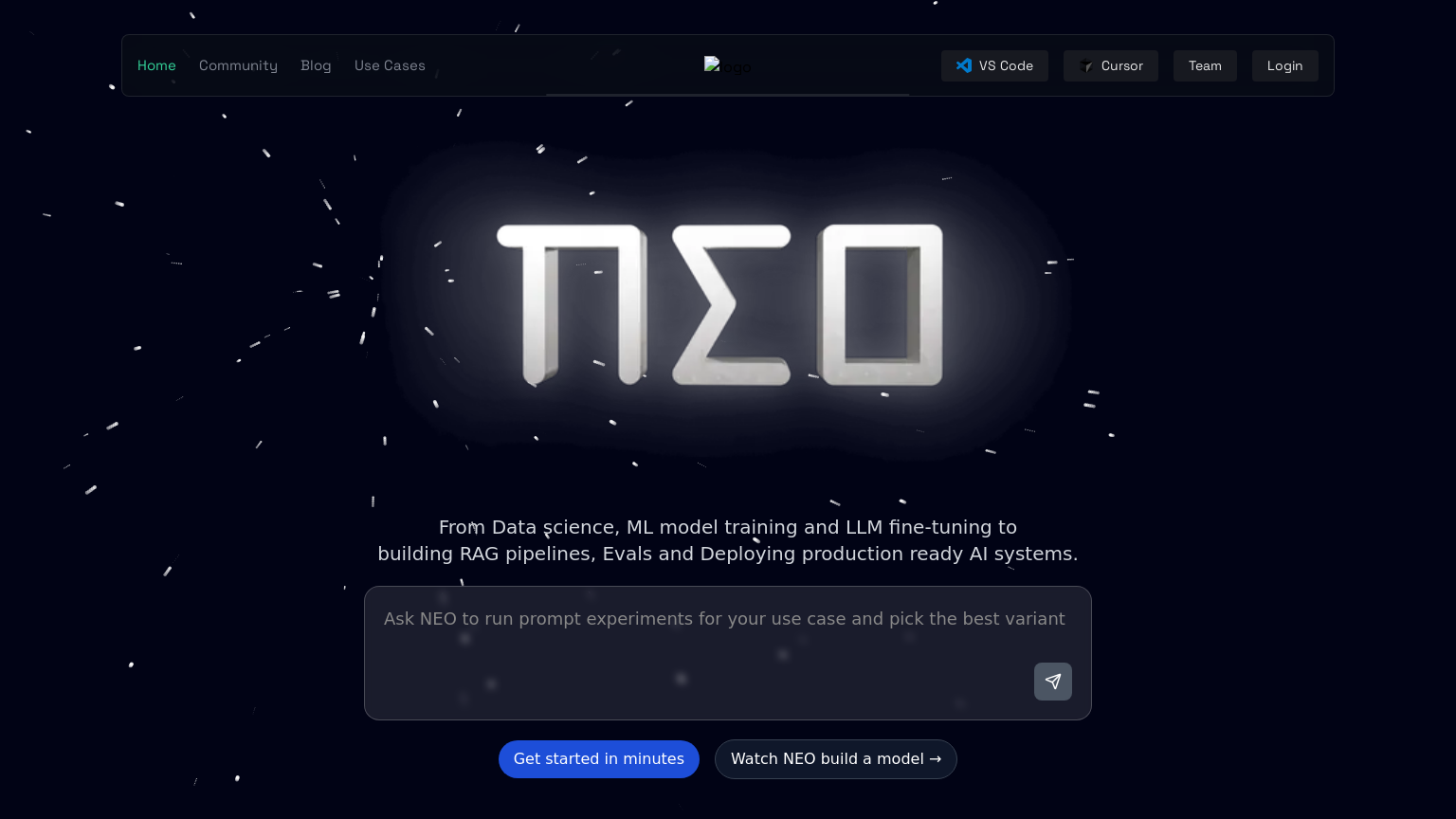Neo AI engineer - AI Model Builder Tool