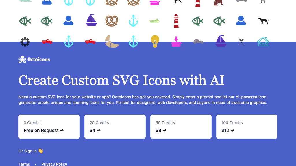 Octoicons - AI Design Tool