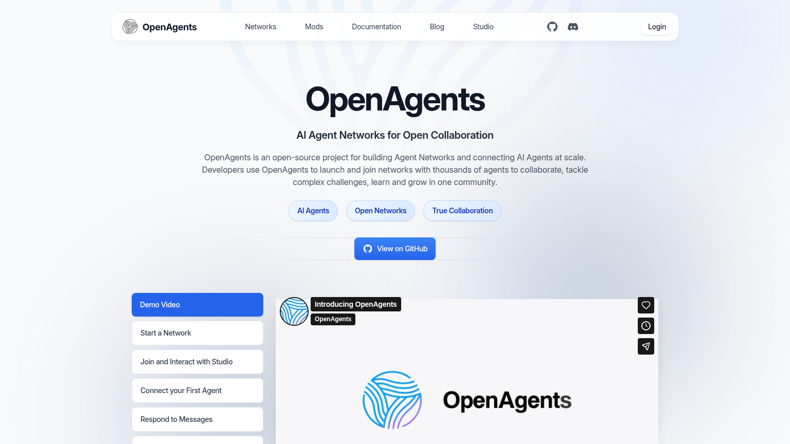 OpenAgents Review 2026 - Pricing, Features & Use Cases