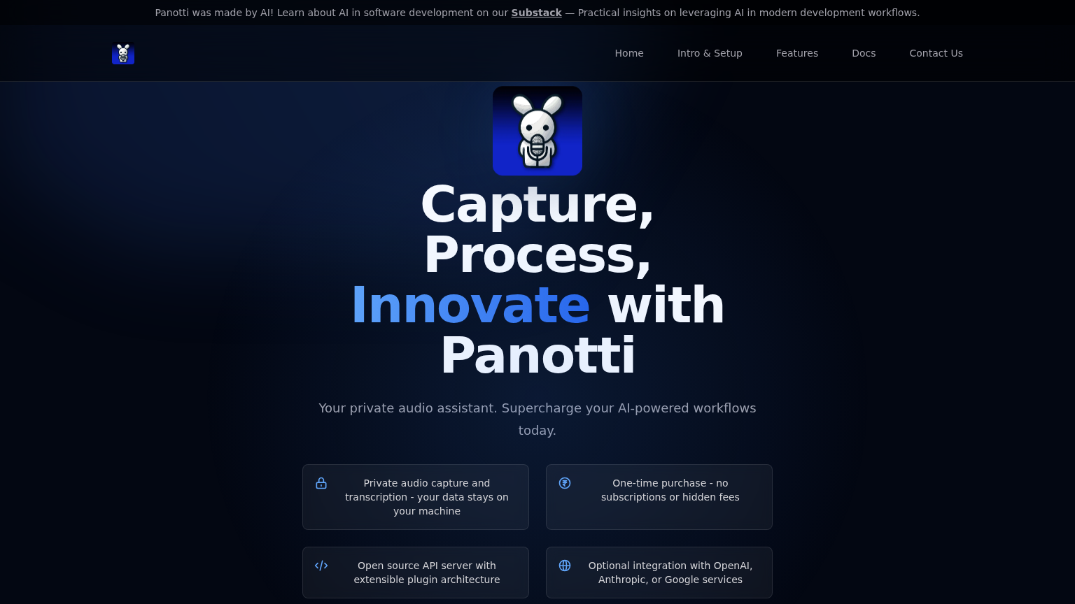Panoti System Panotti - AI Audio Tool