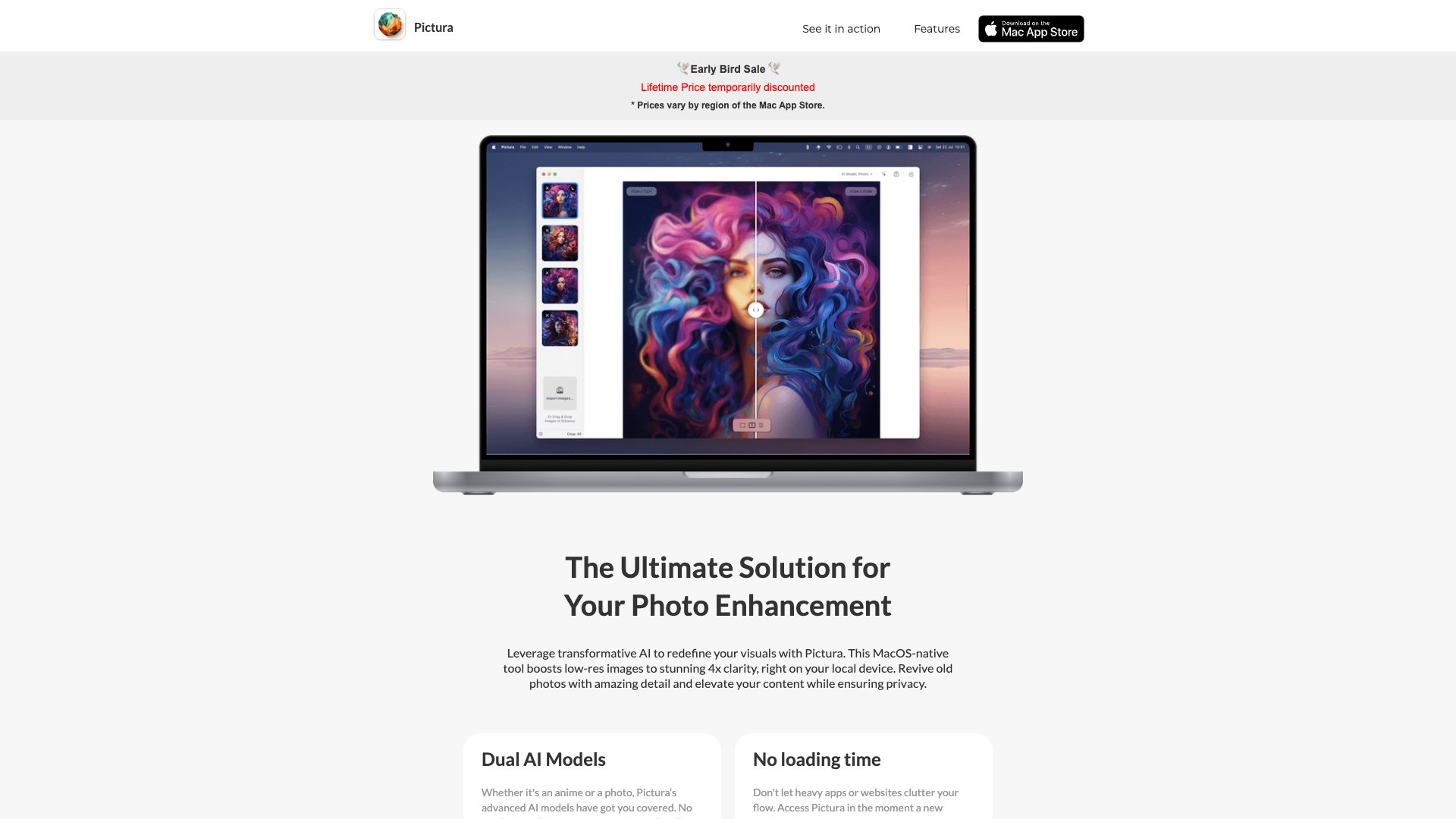 Pictura - AI Image Improvement Tool