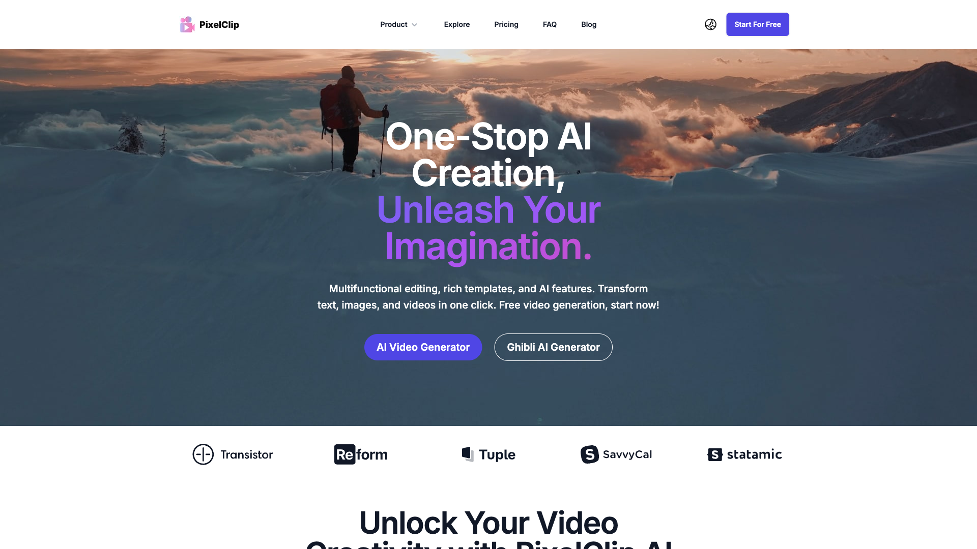 PixelClip AI - AI Video Generation Tool