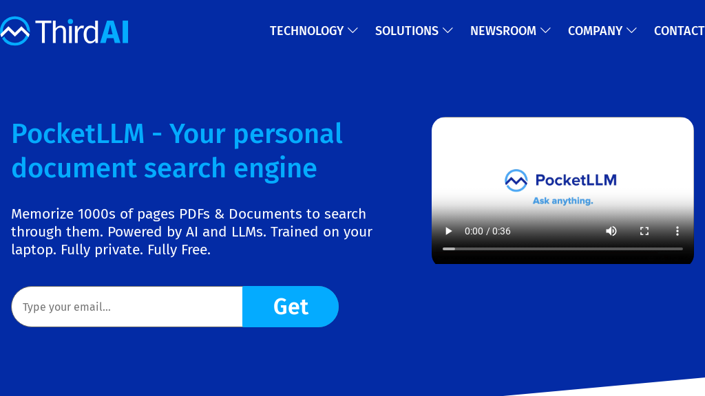 Pocket LLM - AI Document Assistant Tool