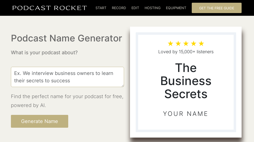 podcast-name-generator