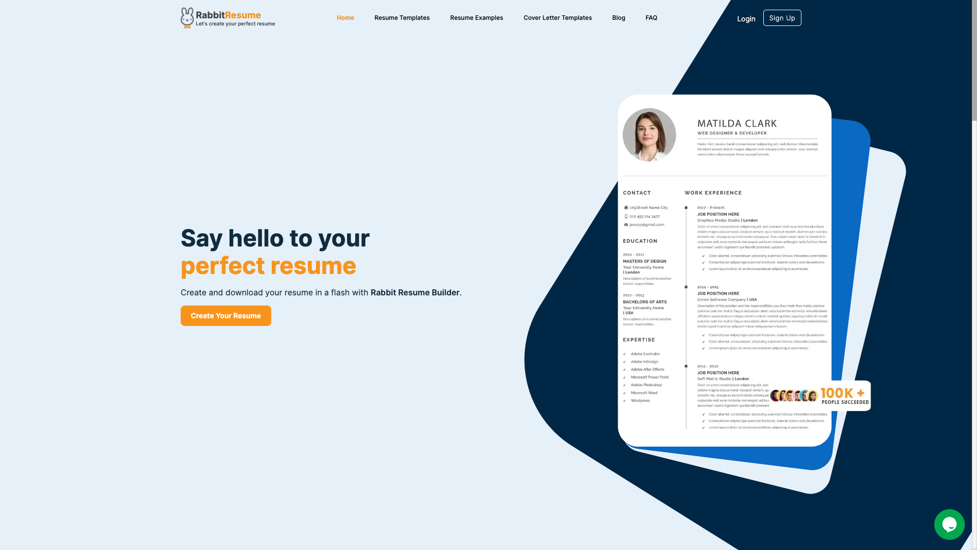 Rabbit Resume - AI Job Search Tool