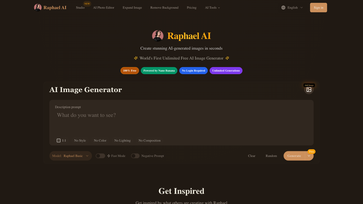 Raphael AI - AI Design Tool | TopAI.tools
