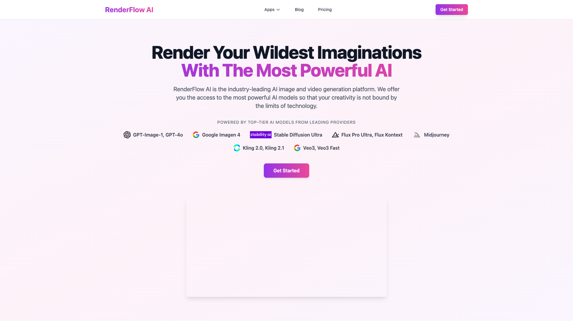 RenderFlow AI - AI Image Generation Tool