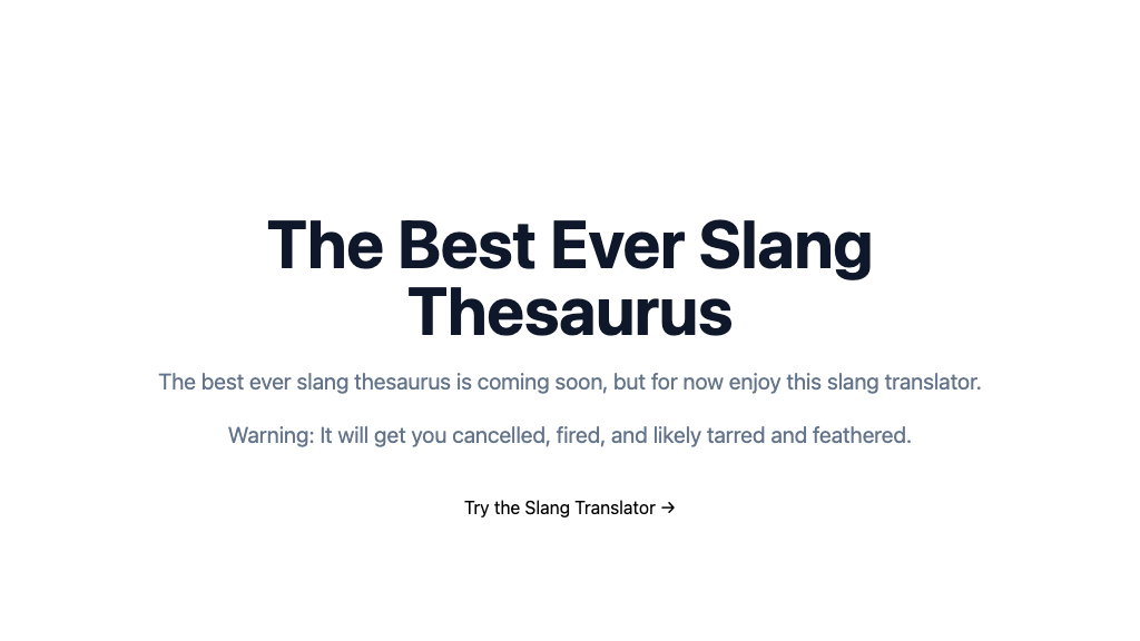 Slang Thesaurus Slang Thesaurus
