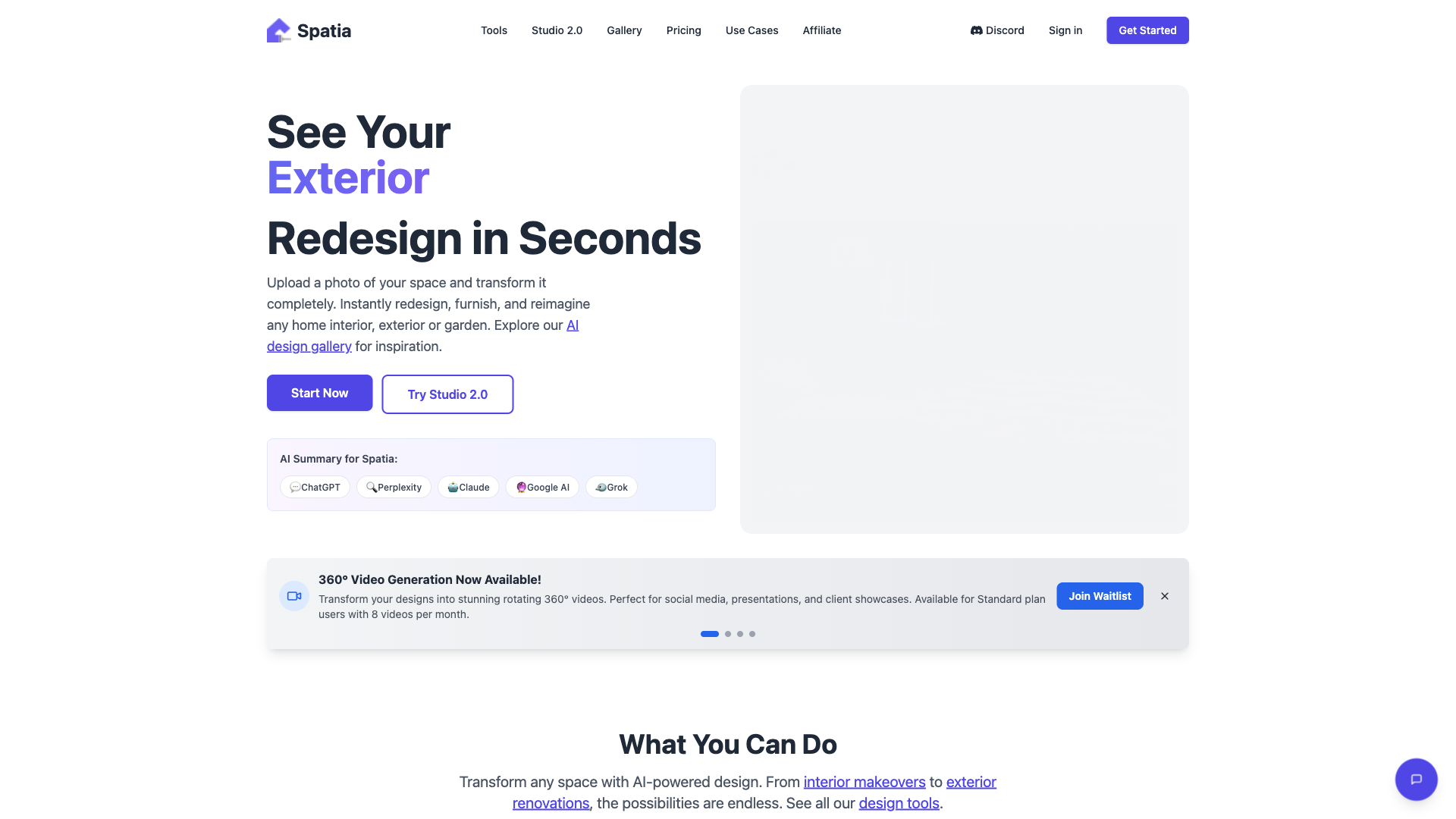 spatia - AI Interior Design Tool