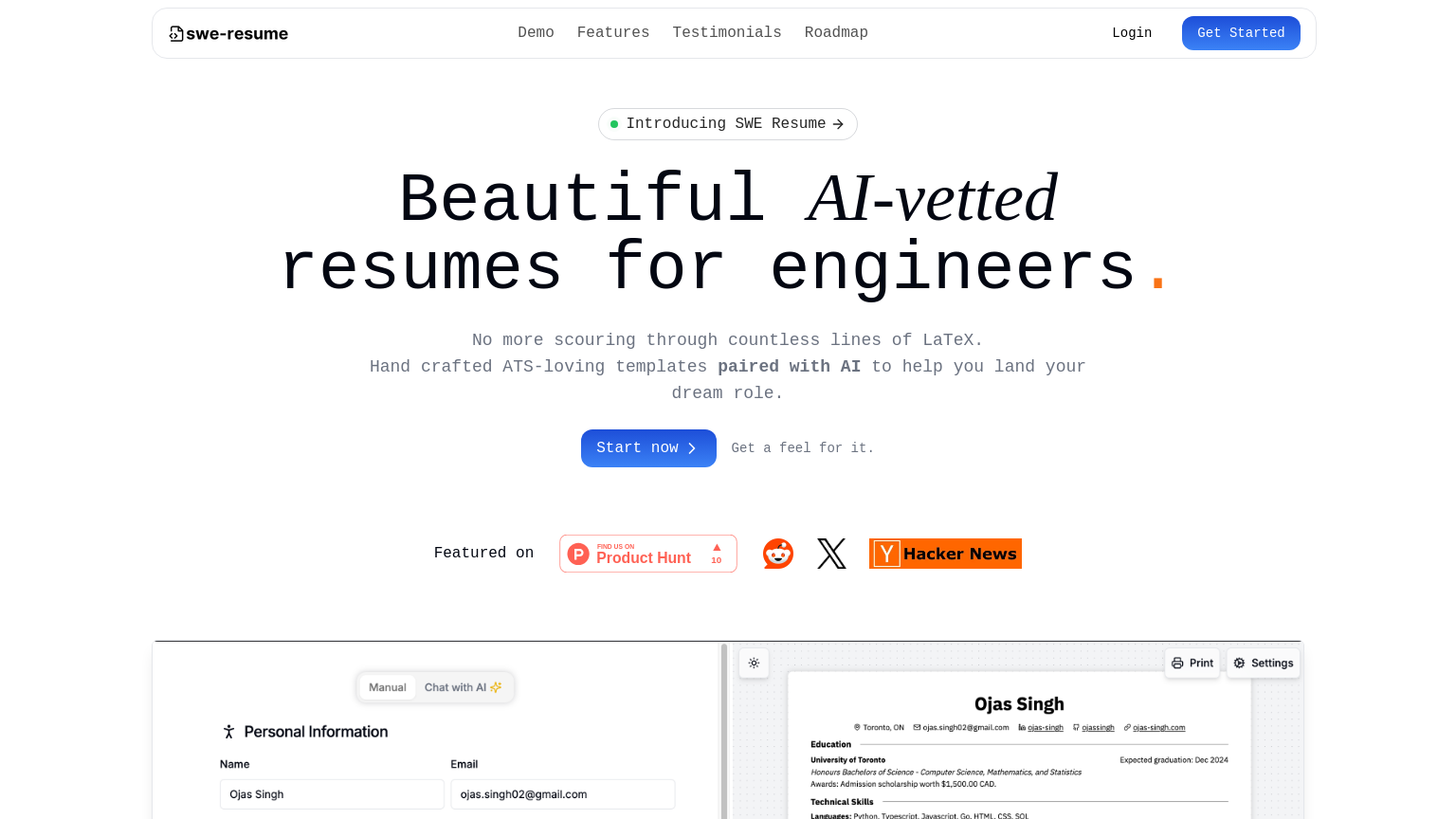 SWE Resume - Swe Resume