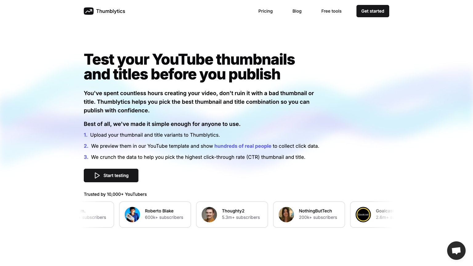Thumblytics - AI Marketing Tool
