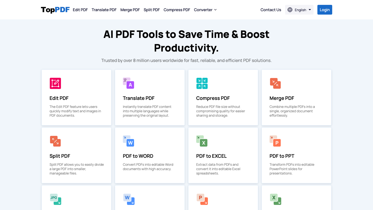 TopPDF - AI Document Management Tool