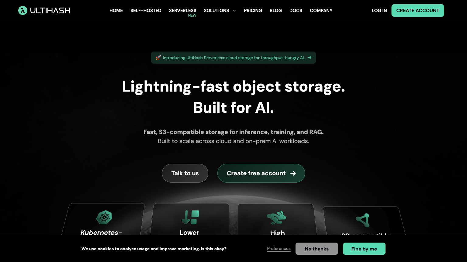 UltiHash - AI Agents Tool