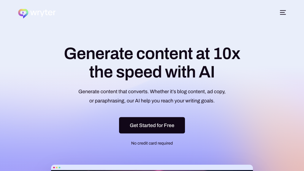 Wryter - AI Writing Assistant Tool