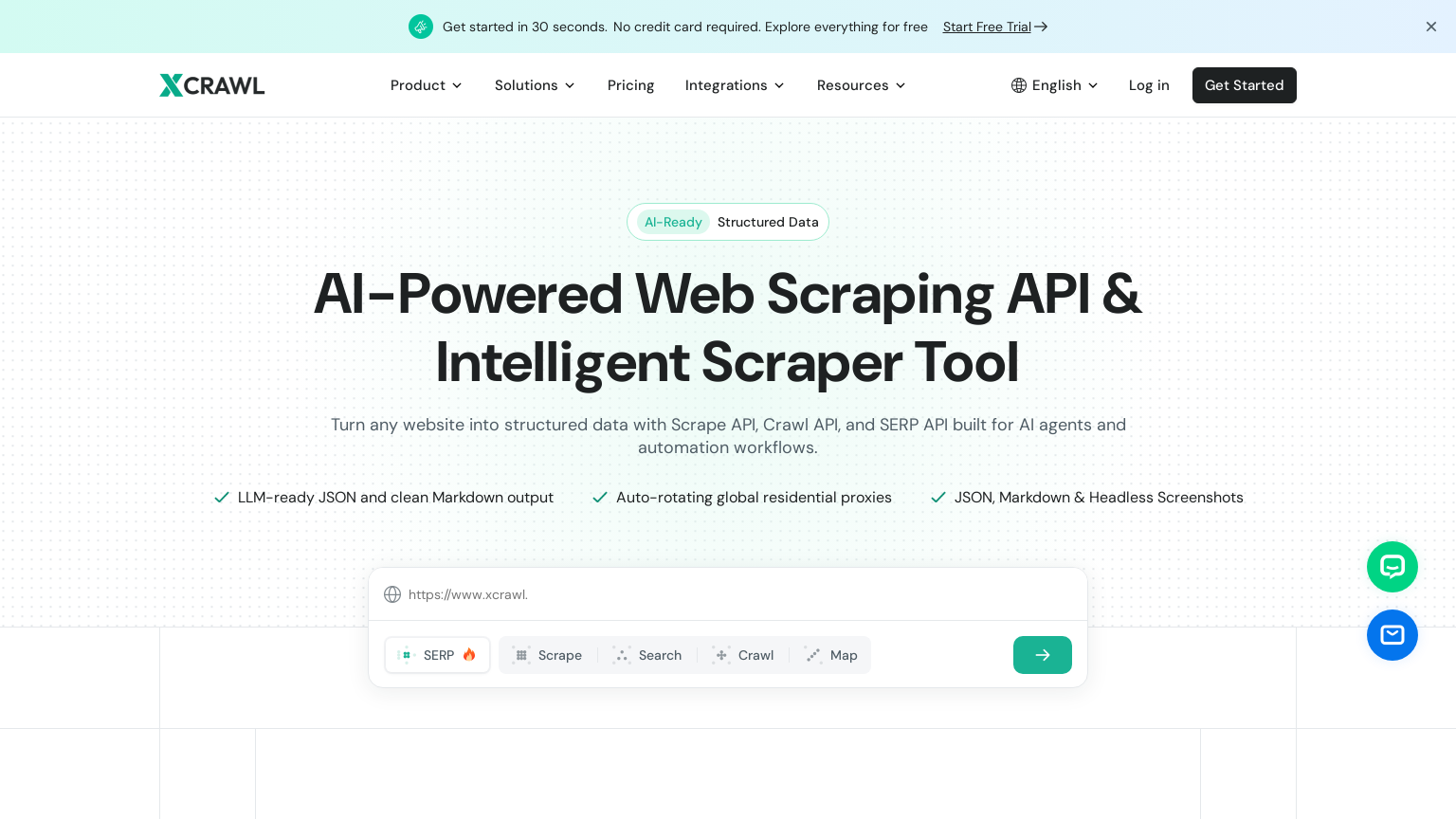 XCrawl - AI Data Extraction Tool