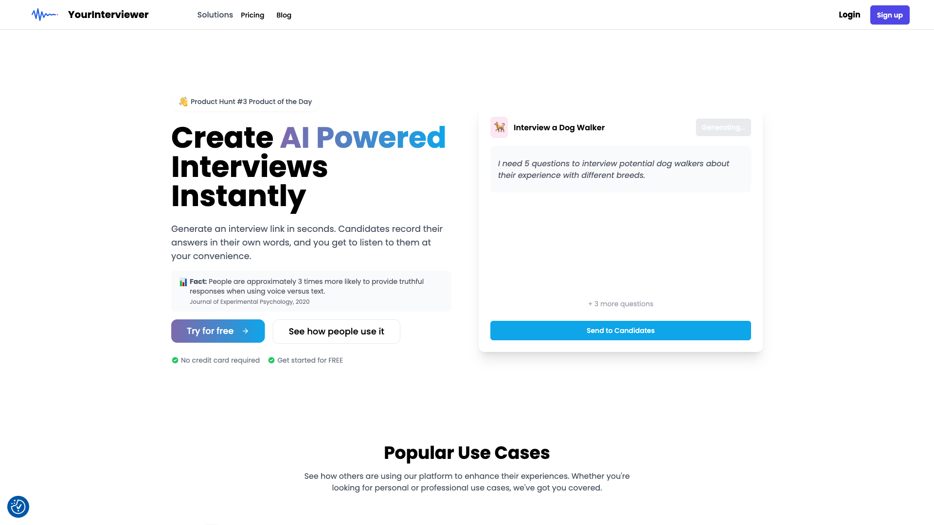 Your Interviewer - AI Speech-To-Text Tool