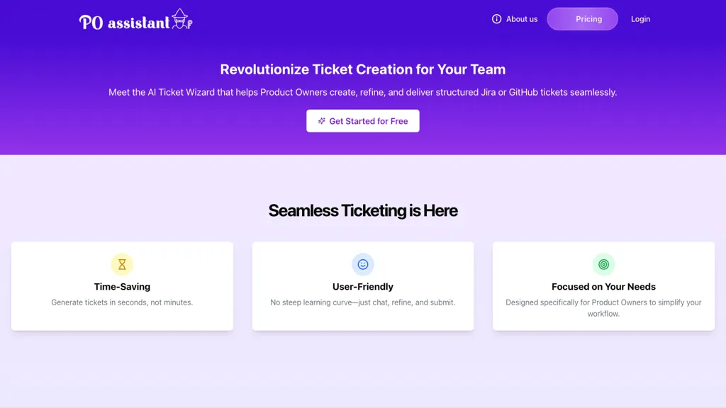 PO assistant website