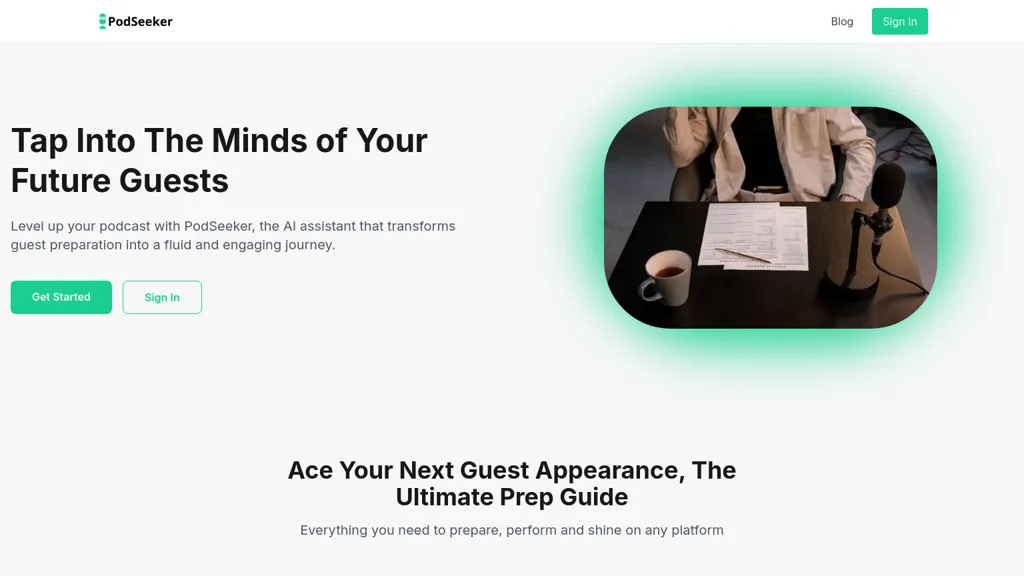 PodSeeker website