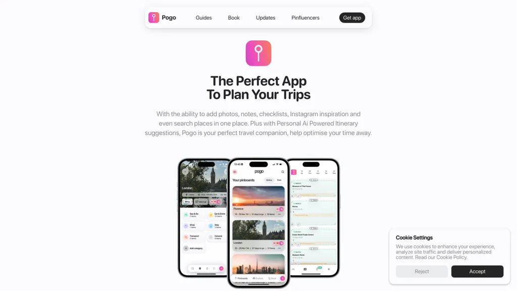 Pogo Travel website
