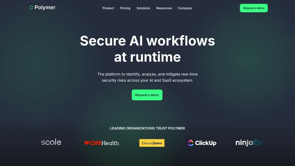 Polymer AI tool screenshot