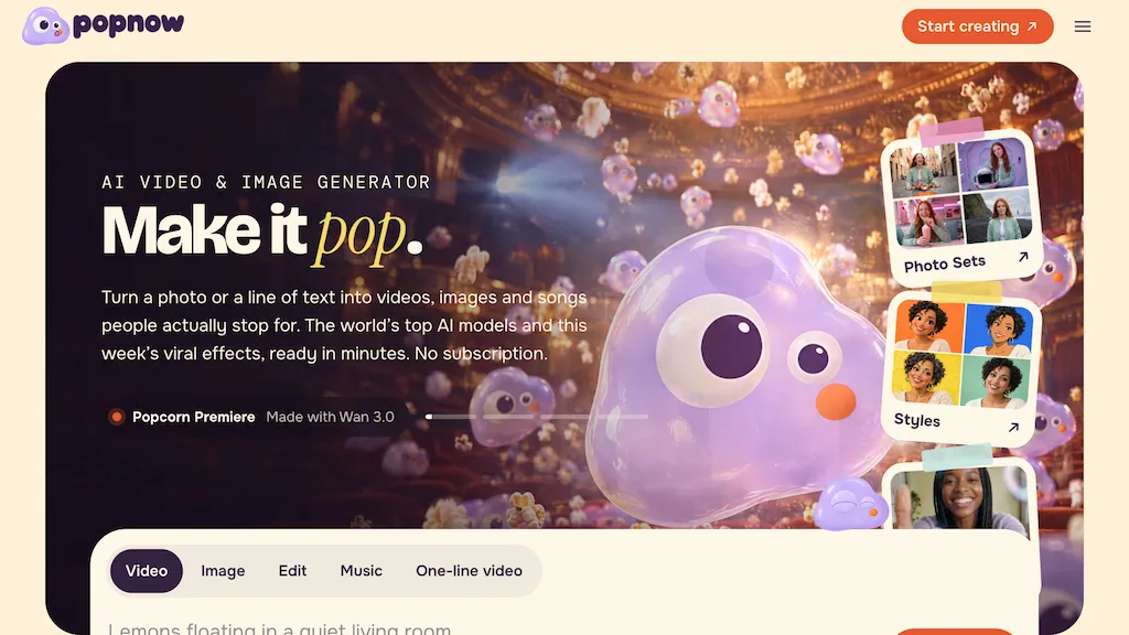 Popnow screenshot