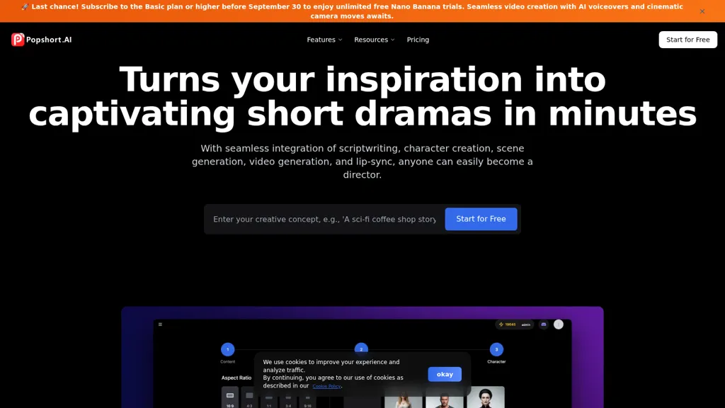 PopShort.Al AI tool screenshot