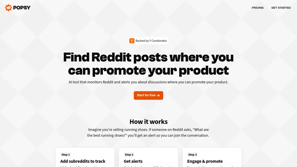 Popsy website