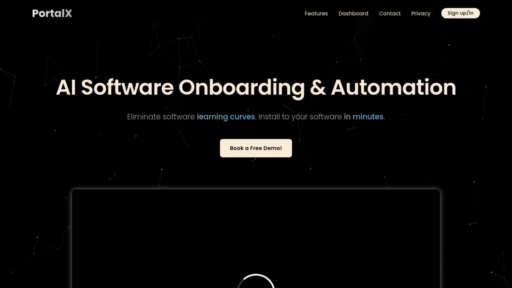 PortalX AI tool screenshot