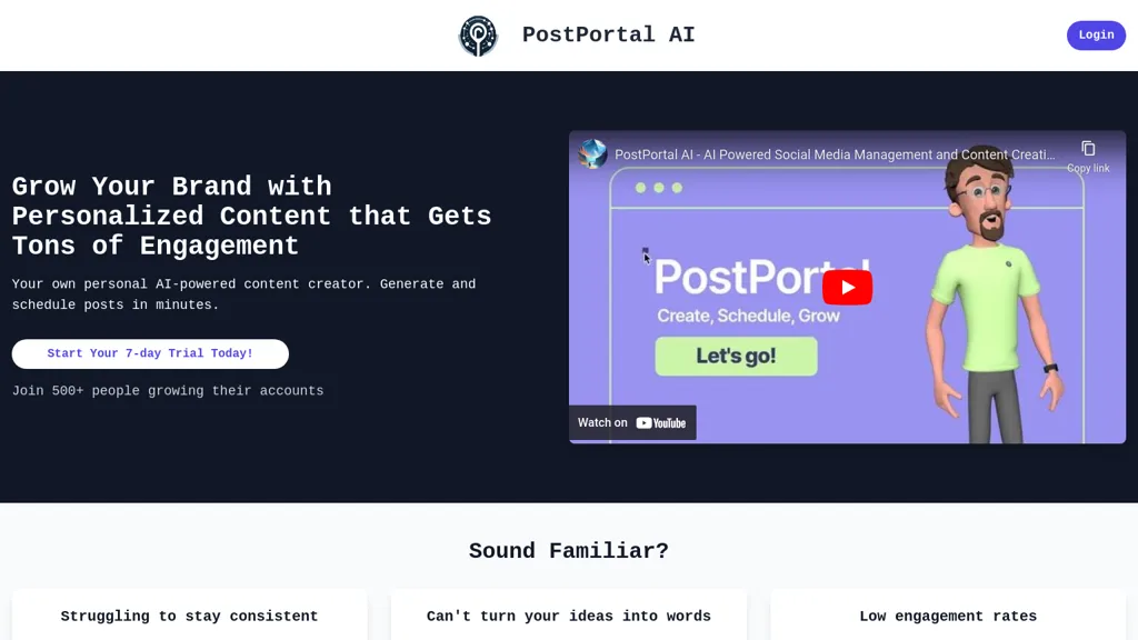 Postportal ai website