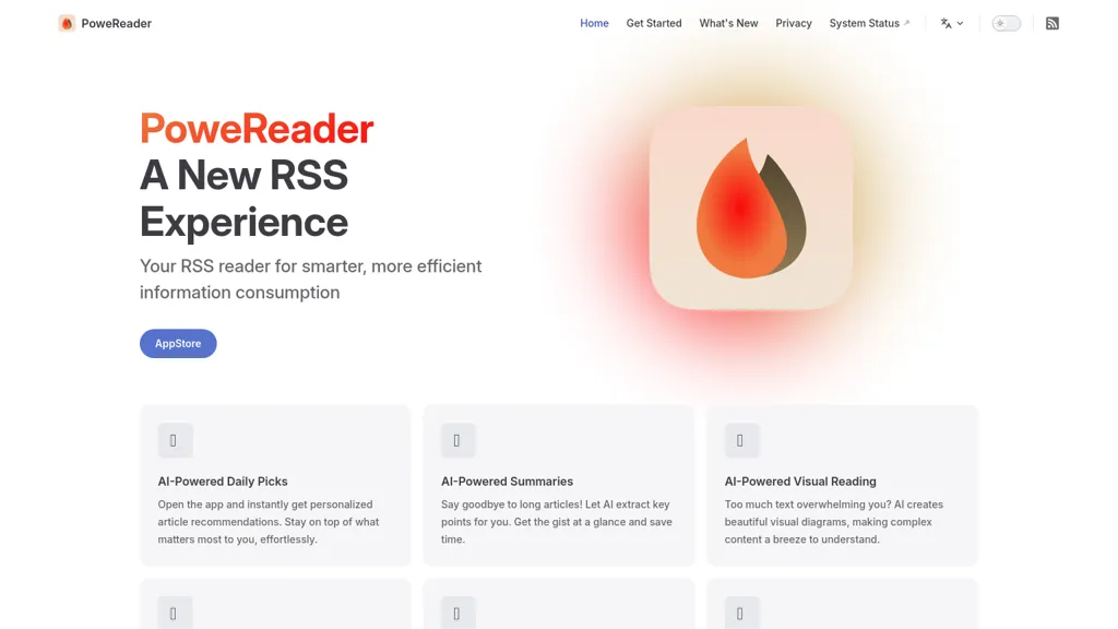 PoweReader website