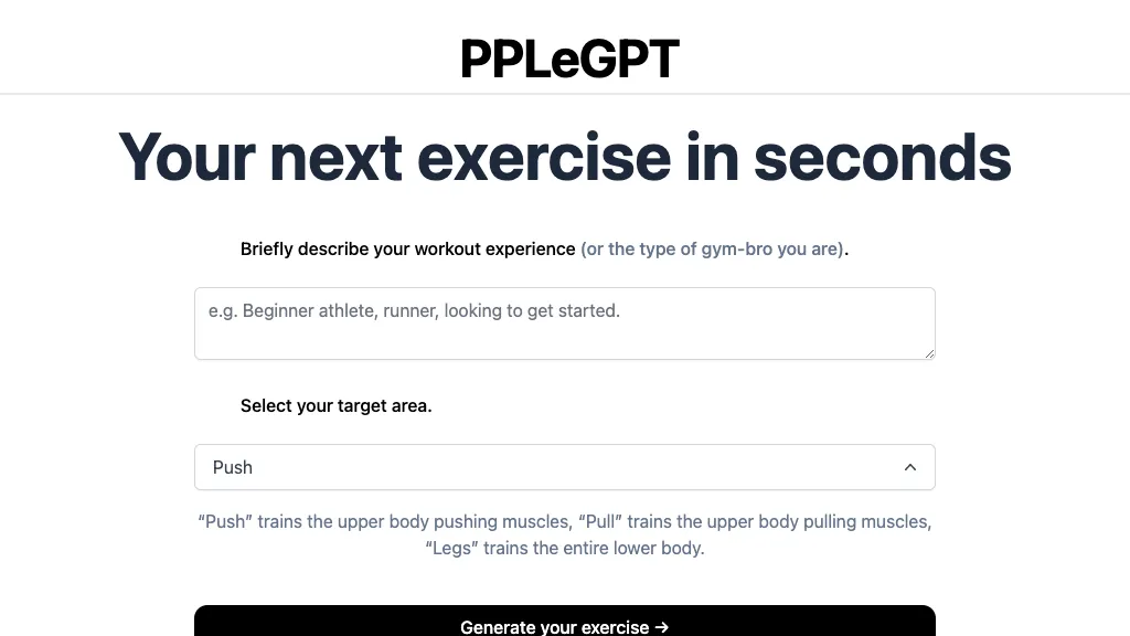 PPLEGPT website