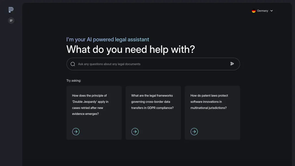 PrecedentAI website