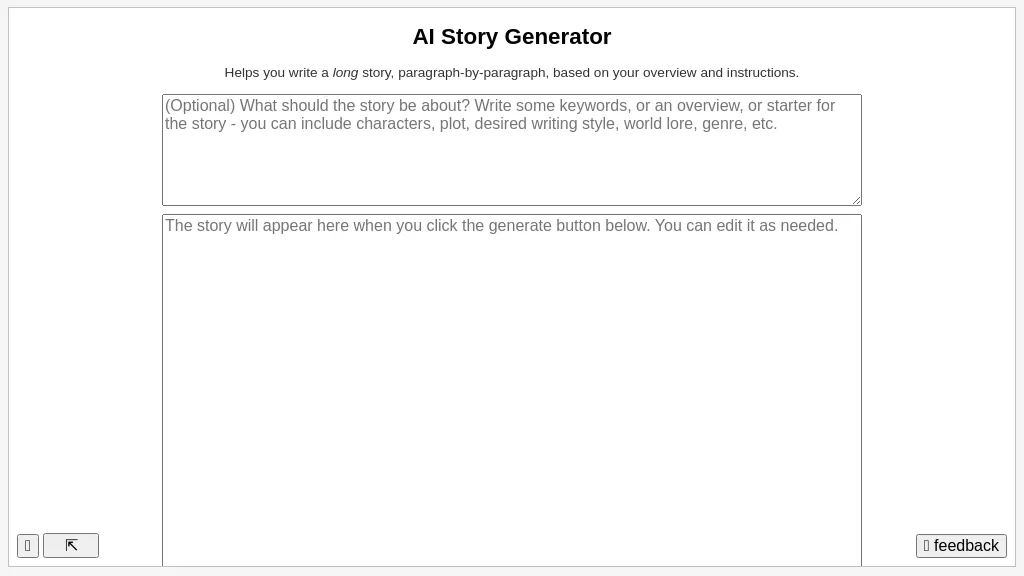 Prechance story generator