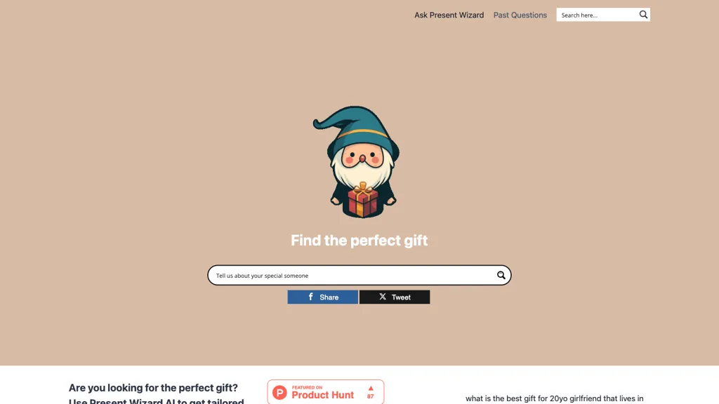 Present Wizard website