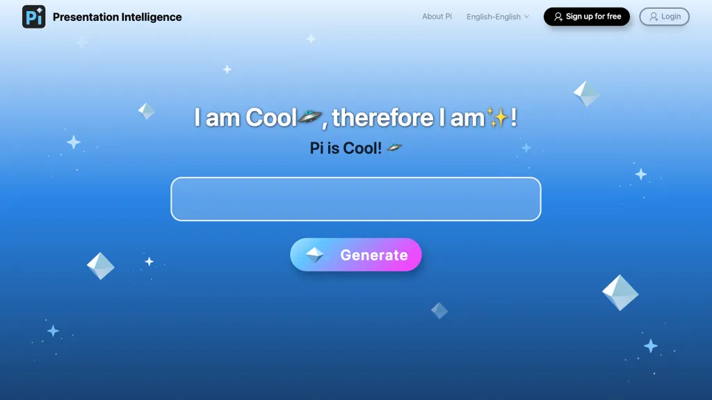 Presentation Intelligence website