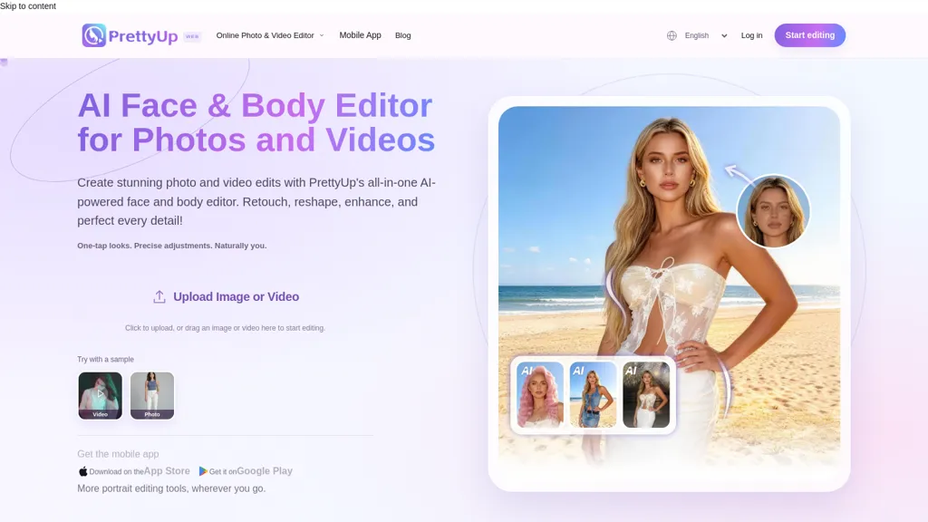 Prettyupapp screenshot