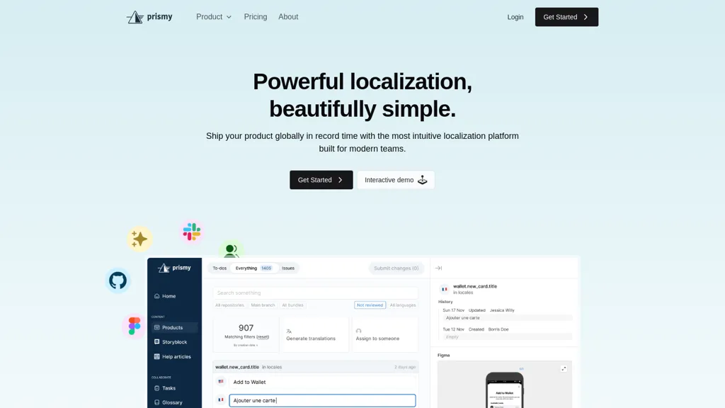 Prismy website