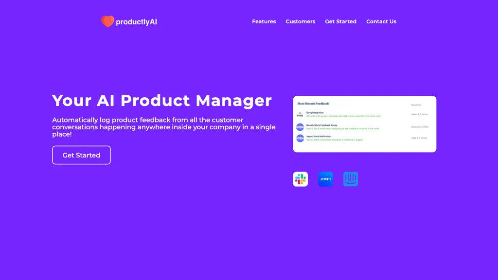 ProductlyAI website