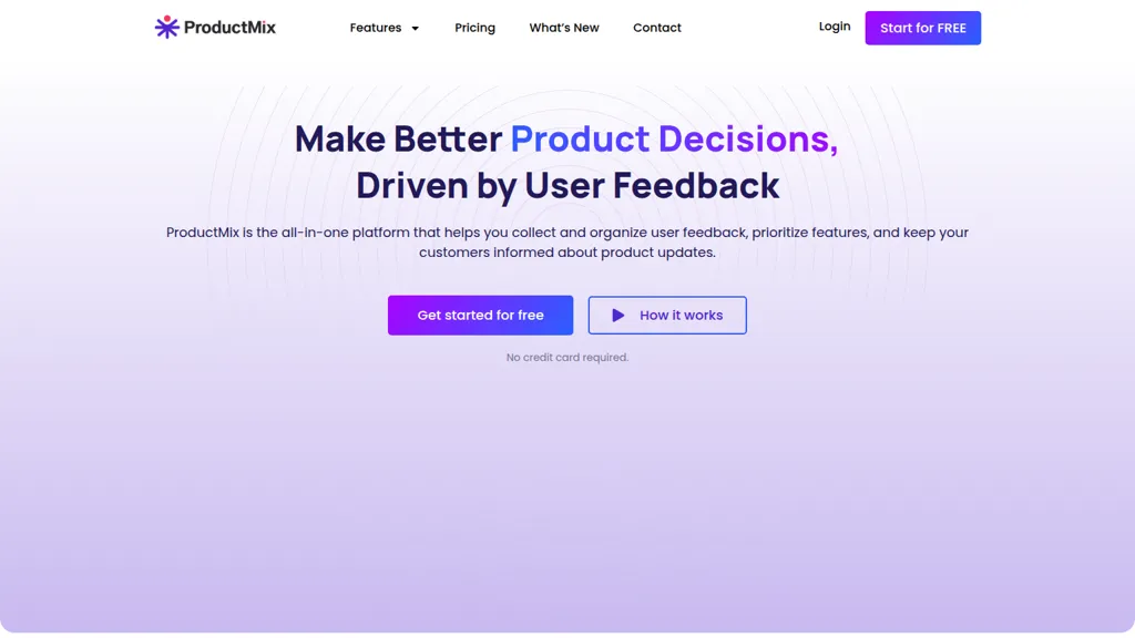 ProductMix AI tool screenshot