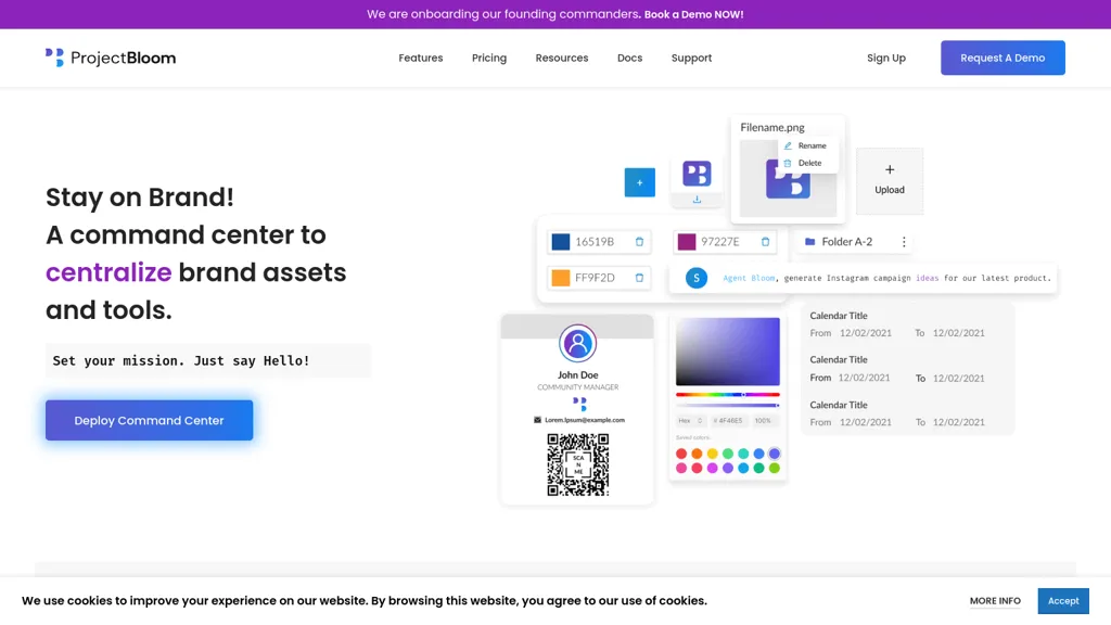 ProjectBloom website