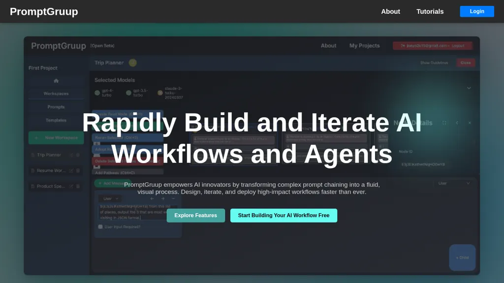 Prompt Gruup AI tool screenshot