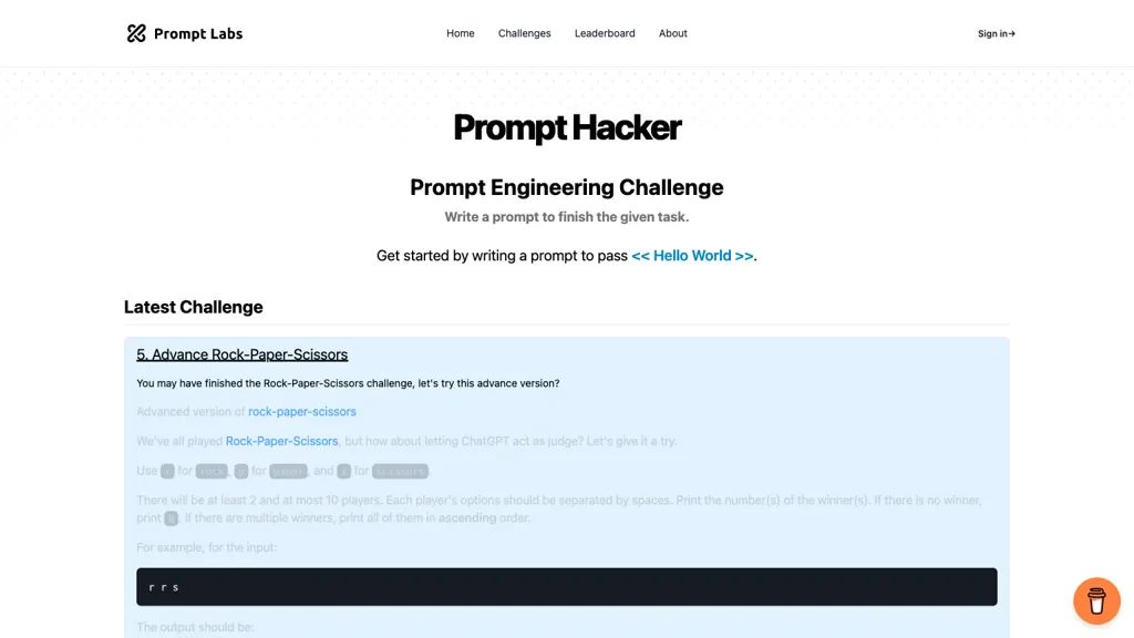 Prompt Hackers MVP website